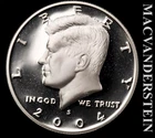 2004-S Kennedy Half Dollar- Silver- Choice Gem Proof- Luster- No Reserve #L6954