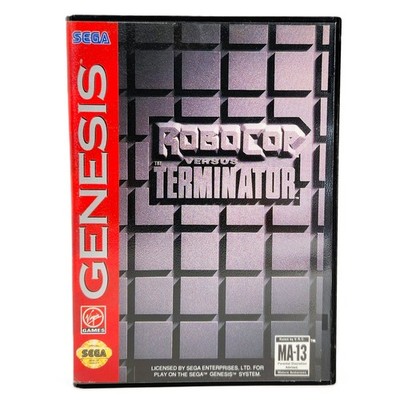 Robocop vs The Terminator Sega Genesis (Authentic, CIB, Tested, Ships in a Box)