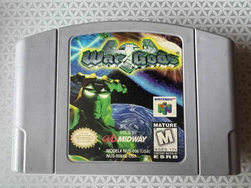 War Gods (Nintendo 64 N64, 1997) Authentic Cartridge Only Tested & Working!