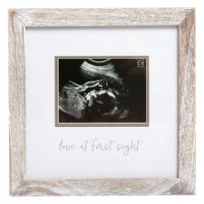 Love at First Sight Sonogram Picture Frame, Gender Neutral Ultrasound Keepsake,