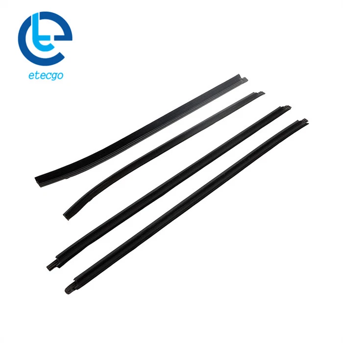 4 piezas sellos de vidrio de ventana cinturón de puerta tira de clima para Toyota Hilux cabina 2005-2015 Foto 2 de 4
