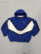 Apex One NFL Pro Line Dallas Cowboys Puffer Windbreaker Vintage, Size L
