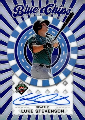 LUKE STEVENSON RC 2025 Panini Prospect Edition Blue Chip