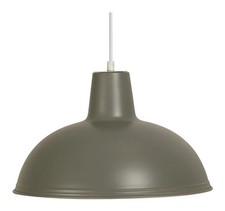 Ceiling Light Grey Kanya Soft 365mm Oaks Lighting 6177 SG