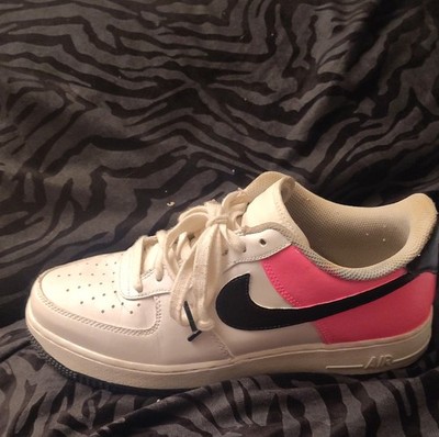 Nike Mens Athletic Shoes Beige and Pink Low-Top Sneakers Nike Air Force 1 Low Particle Beige Hyper Pink IB1161-200 main image 3
