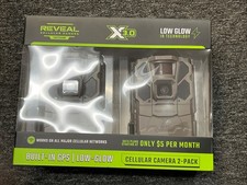 New Tactacam Reveal X 3.0 2-Pack Cellular Trail Camera 55921