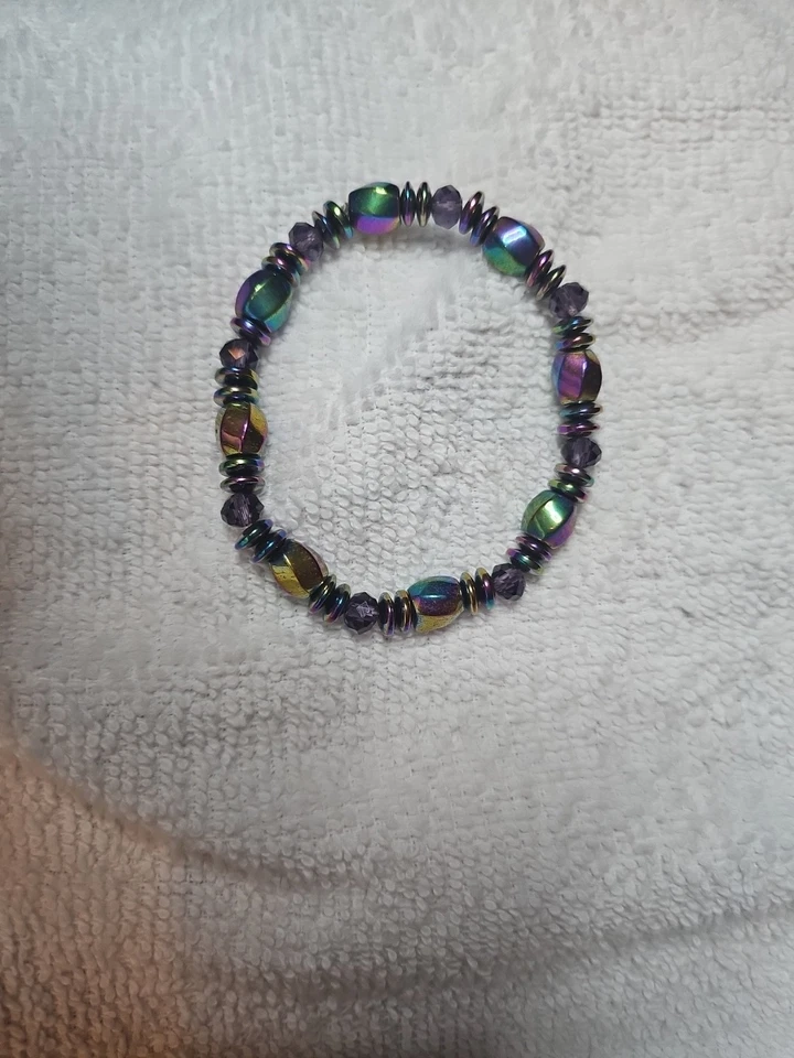 Pulseras espirituales magnéticas arco iris Foto 2 de 4