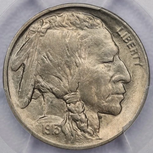 1913 Type 1 5c Buffalo Nickel - PCGS MS 64