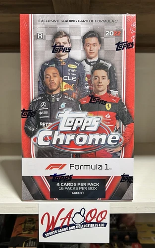 2022 Topps Chrome Formula 1 Racing Factory Sealed Lite Hobby Card Box!