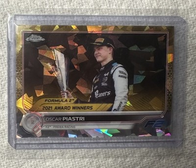 2022 Topps Sapphire Formula 1 Oscar Piastri Gold /50 #199
