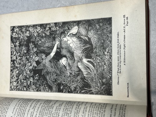 The Complete Works Of William Shakespeare Excelsior Edition Illustrated 1880s US - Foto 6 di 7