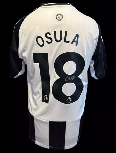 Will Osula Hand Signed Newcastle United Home Shirt 2024-25