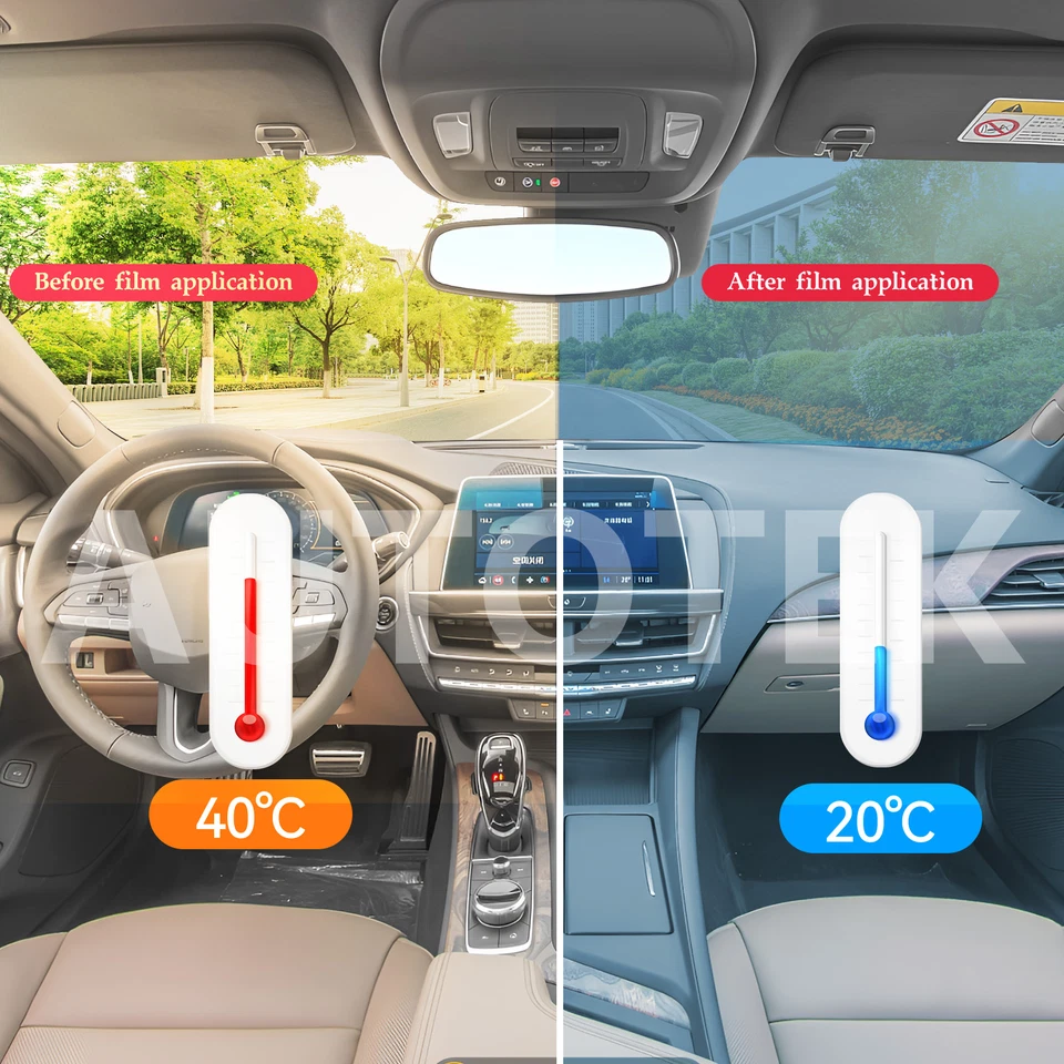 Película de ventana precortada para todos los lados cualquier tono para GMC Yukon 2007-2014 vidrio Foto 2 de 4