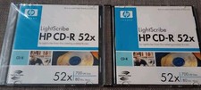 HP CD-R Lightscribe – CD-R/ 52x / 700MB / 80Mins - New & Sealed