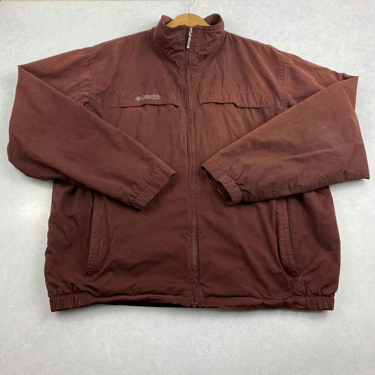Burgundy shop columbia jacket