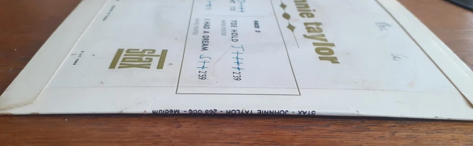 TRES RARE French EP 7" JOHNNIE TAYLOR  NORTHERN SOUL R&B 1967 Laminated - Photo 4/4