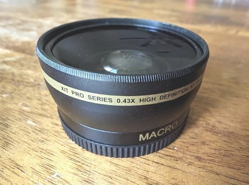 XIT 0.43X HIGH DEFINITION AF WIDE ANGLE MACRO LENS (58MM). - Picture 2 of 6