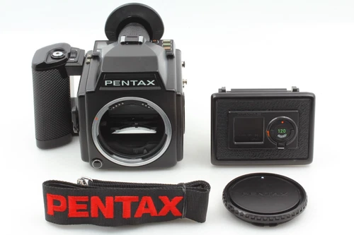 [Near MINT] Pentax 645 Medium Format Film Camera Body 120 Film Holder From JAPAN