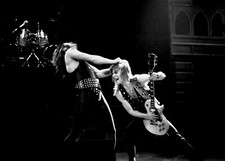 2  11 x 14 "Ozzy Osbourne" & "Randy Rhoads" vintage concert photographs.