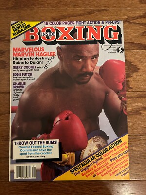 1983 Vintage ''INSIDE BOXING'' {MARVIN HAGLER} (#1) Magazine, FIRST ISSUE! RARE!