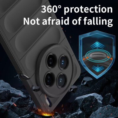 For ViVO X200 Pro 5G, Shockproof Skin Feel Anti-slip Soft Rubber Back Case Cover