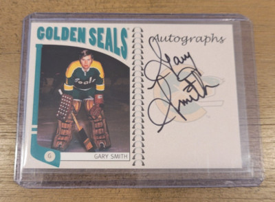 GARY SMITH 2004-05 ITG FRANCHISES HOCKEY WEST CERTIFIED AUTOGRAPH SP #A-GAS AUTO