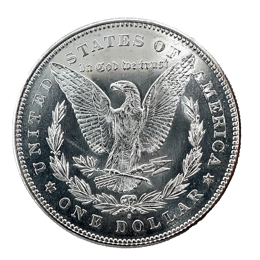 1878 S PL Proof Like Obverse Morgan Dollar GEM BU. 90% Silver $1 U.S Coin # 1958 - Image 2 of 4