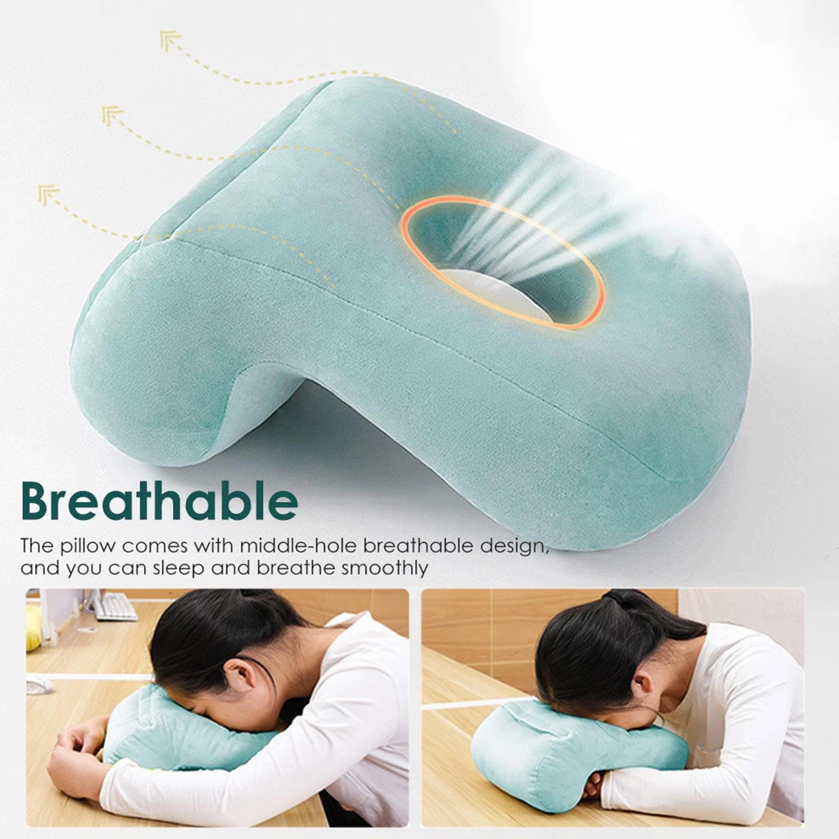 1x Comfortable Soft Desk Pillow For Napping Office Pillow Cushion For  Supporting