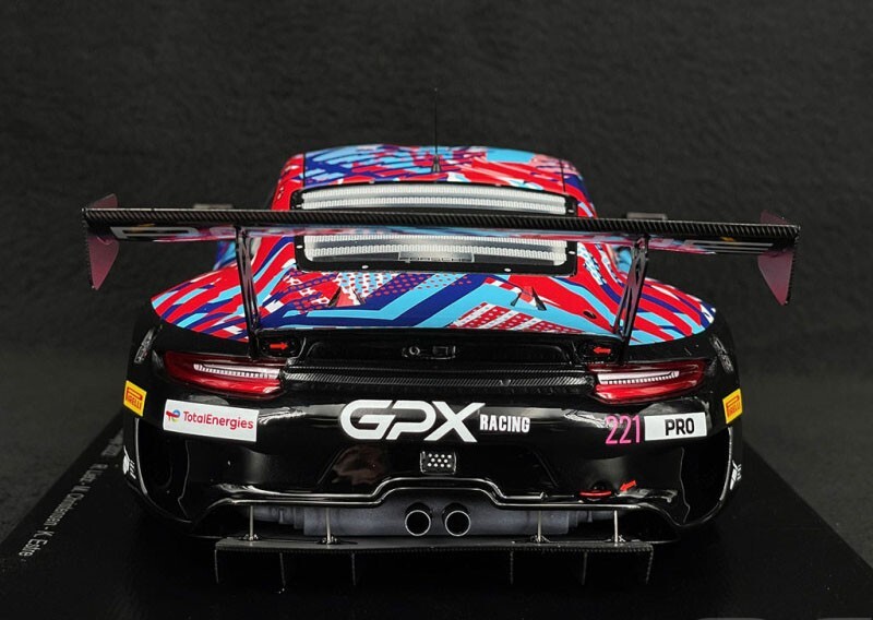 1/18 Spark 2022 Porsche 911 (991.2) GT3 R #27 24h Nürburgring Toksport WRT Julien Andlauer, Matt Campbell, Matthieu Jaminet Car Model