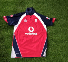England Team Jersey Cricket Shirt RED Admiral Polyester Trikot Mens Size XL