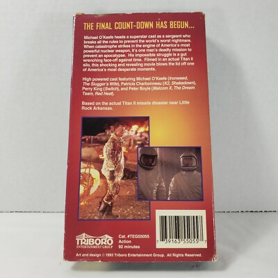 Disaster At Silo 7 VHS 1993 Triboro SCI-FI Dennis Weaver