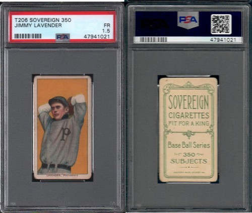 1909-11 T206 Baseball Tobacco ORIGINAL Cards - All PSA GRADED - U Pick - Picture 141 of 251