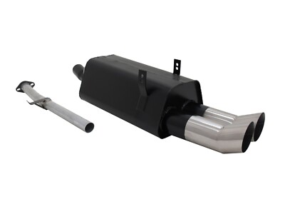 NOVUS SPORTAUSPUFF Endschalldämpfer für BMW 3er E36 316i / 318i 2x90 DTM