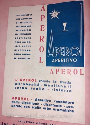 1935 Aperol Advertising
