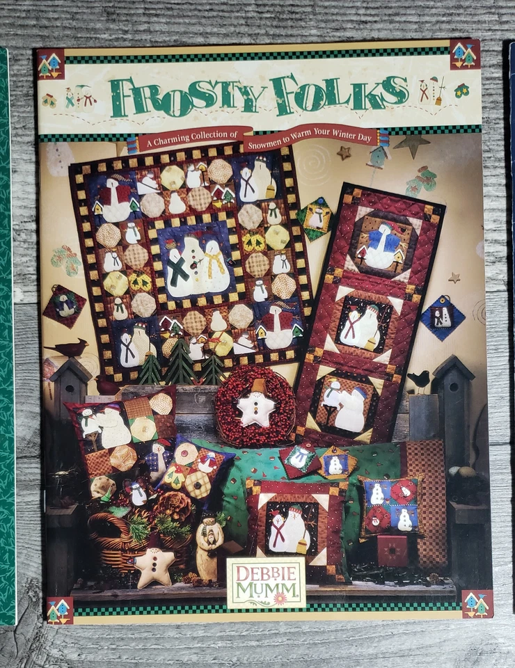 3 Debbie Mumm Quilting Books: Nature's Christmas, Frosty Folks & All Things Noah - Image 3 of 4