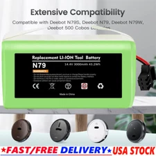 Replacement Battery for Ecovacs Deebot N79S 500 N79 Eufy RoboVac 11S 30