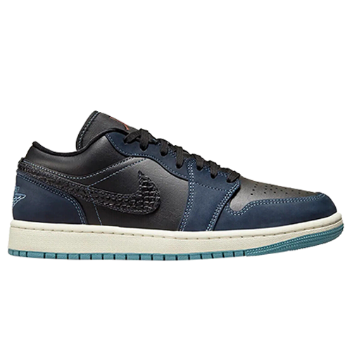 Jordan 1 SE Low Black Dark Obsidian W