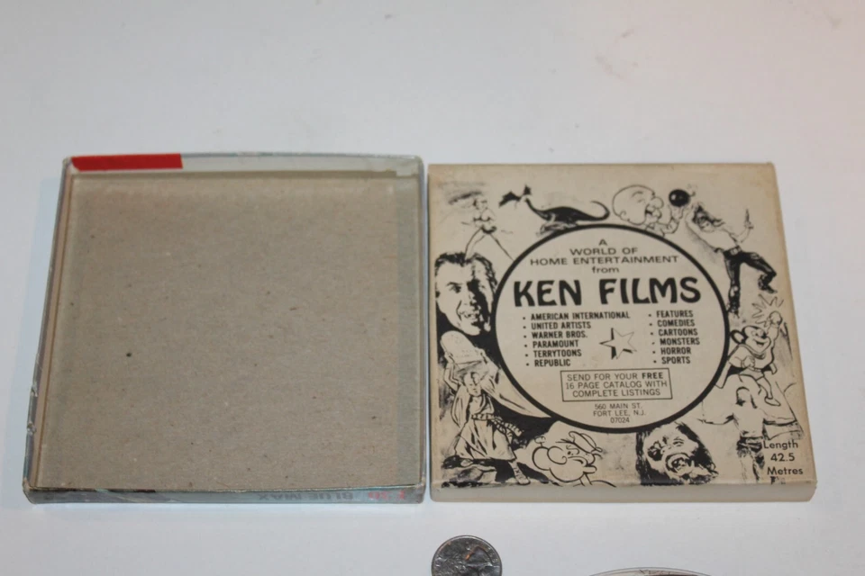 VTG 1960s 8mm James Mason The Blue Max Peppard F30 WWI War Airplane Movie Nice Foto 4 de 4