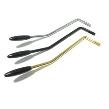 6mm tremolo arm in chrome black or gold 5.2mm diameter shaft black Tip