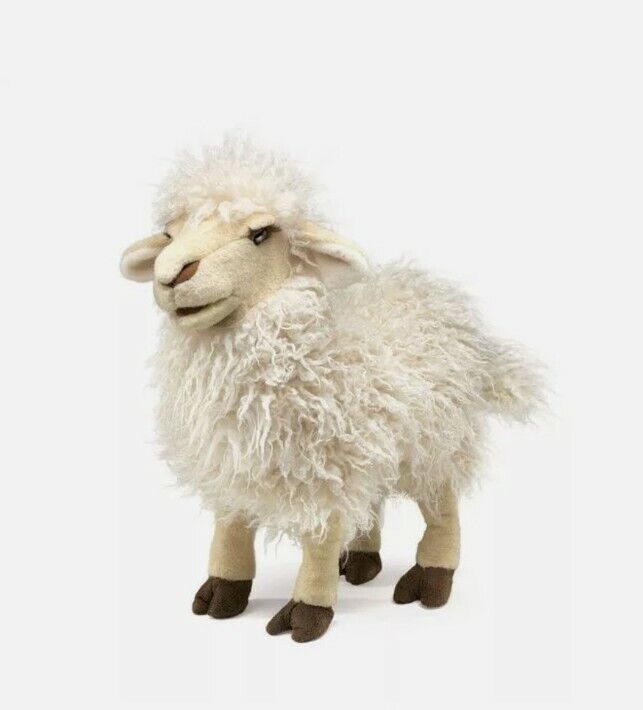 Folkmanis Sheep Longwool 2982 Farm Choice Animal HTF 2021 Puppet RARE Plush