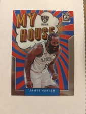James Harden, My House, Brooklyn Nets, Optic 2021-2022 Donruss Basketball Card