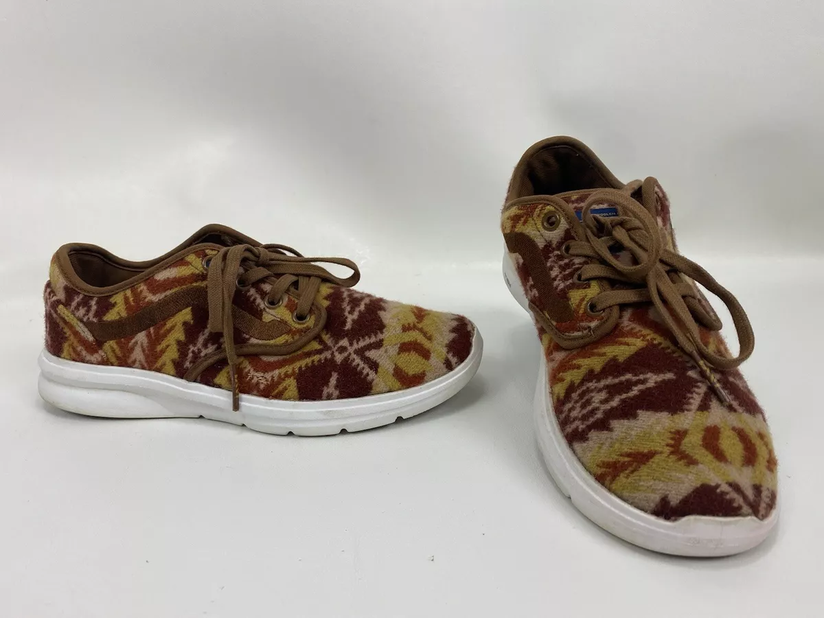 Vans Pendleton Wool Aztec Southwestern Print LXVI Light Weight Mens 6 Women 7.5