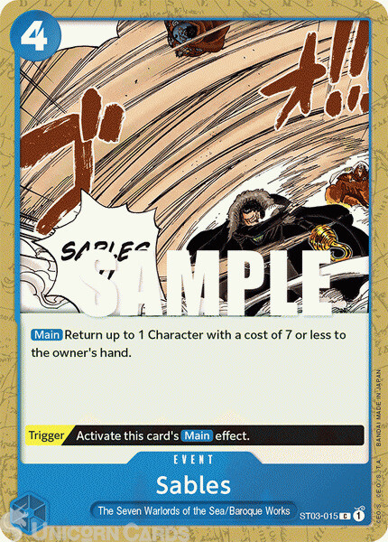 ST03-015 Sables :: Common One Piece TCG Card :: ST03