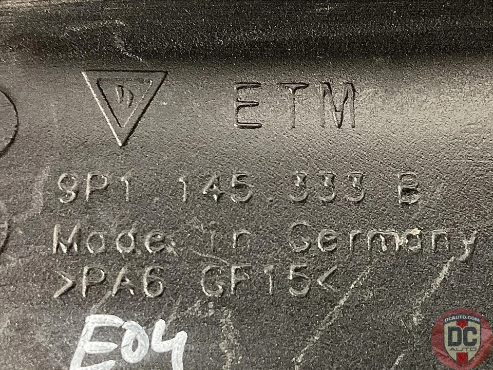 2017-2018 Porsche 911 991 Turbo duto guia de ar esquerdo 9P1145333A 126194 - Imagem 3 de 4