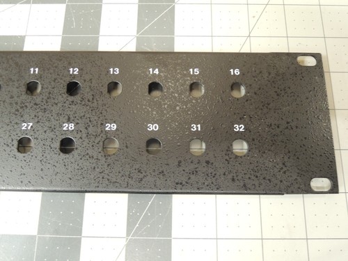 (32) Pannello patch foro rotondo porta 3/8" - FC Simplex, BNC, RCA, coassiale - scaricato - Foto 5 di 7