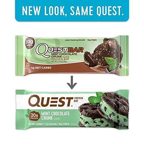 Quest Nutrition Oatmeal Chocolate Chip Protein Bar, High Protein, Low... - Picture 39 of 191