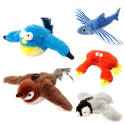 Electronic Interactive Flying Bird Cat Toy | Hanging Pet Flapping Wings Exercise