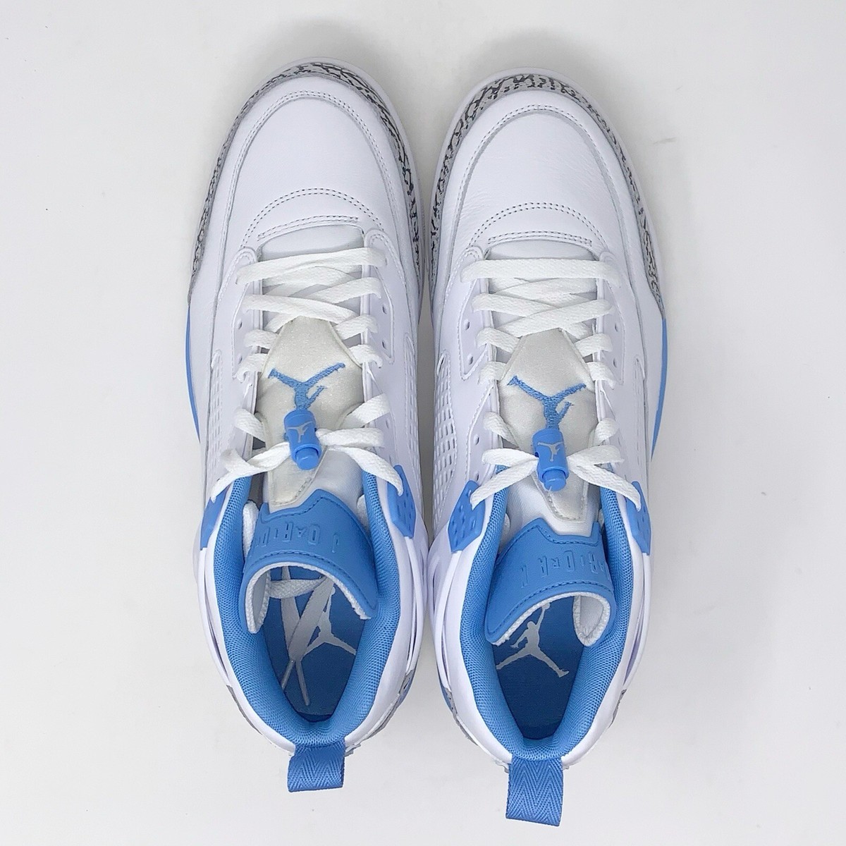 Air Jordan Spizike Low UNC University Blue White Sneakers 