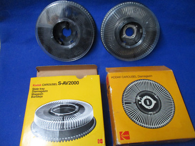 2 KODAK Carousel Dia-Magazine  S-AV 2000