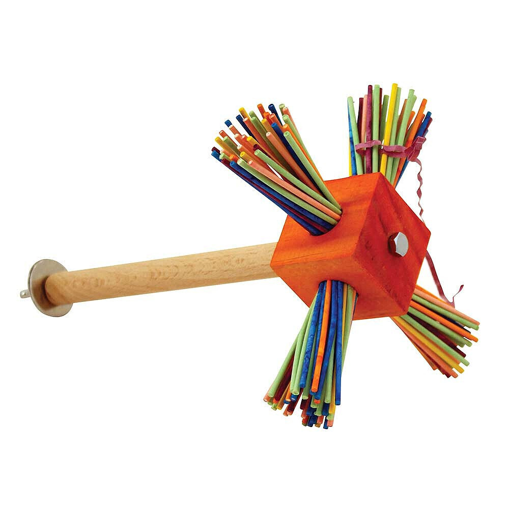 Party Parrot Perch & Spinning Parrot Toy for Bird Cages